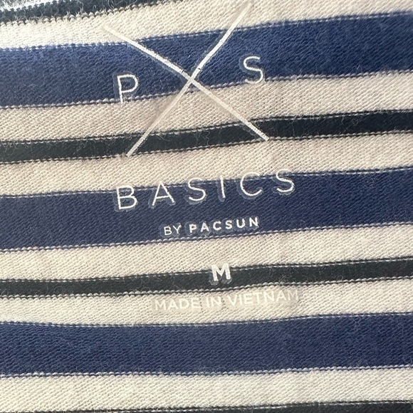 Stripped Off the Shoulder top - Picture 4 of 4